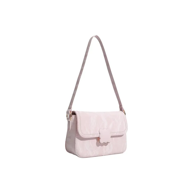NX DOUGHNUT PU Shoulder Bag Regular Women's Ecru/Pink-1