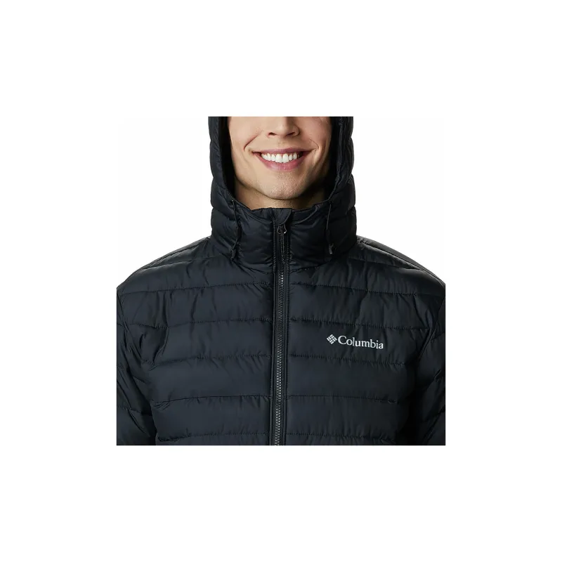 Columbia Powder Lite Hooded Jacket Jacket Men's Black-3