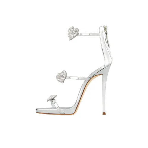 Giuseppe Zanotti/GZ Harmony Strap Sandals 12cm Women's Silver