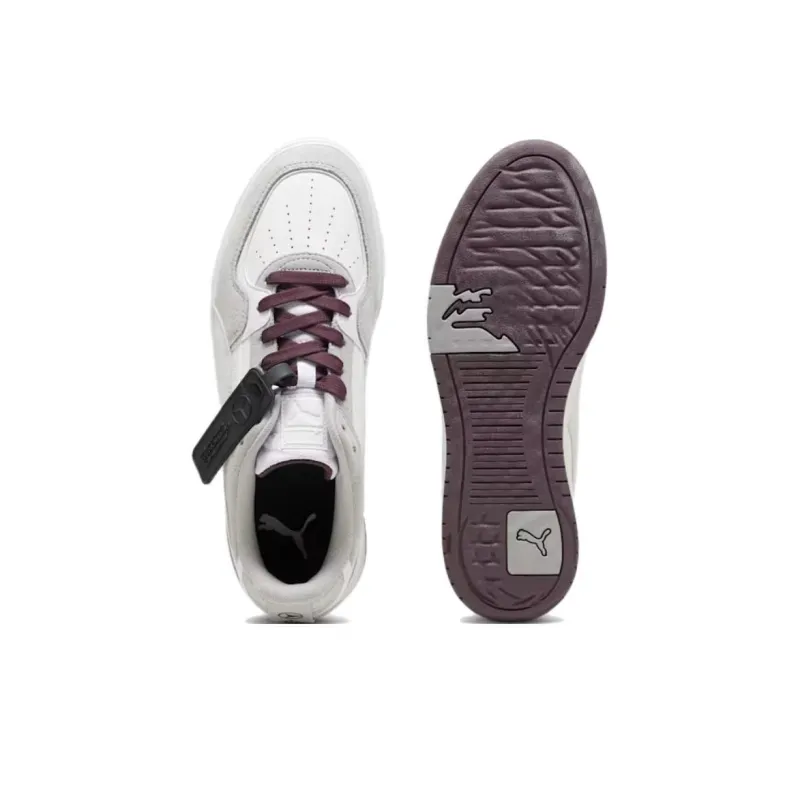 PUMA Mercedes AMG Petronas F1® Anti Slip Wear Resistant Low Top Skateboard Shoes Unisex Gray-3
