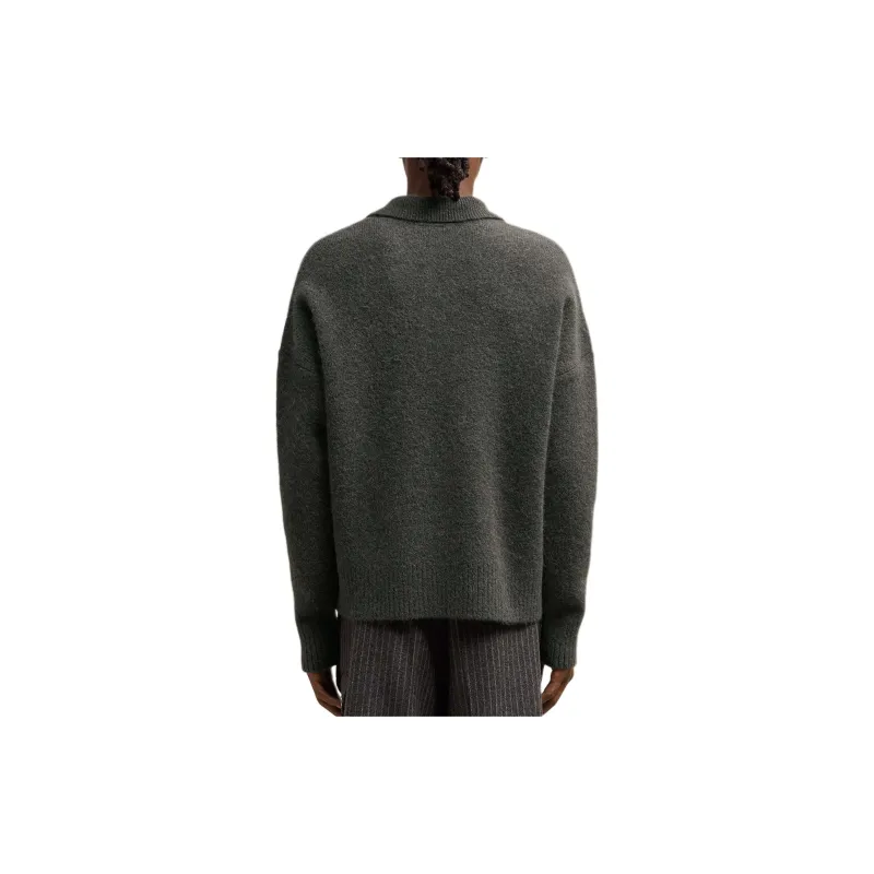 AMIPARIS Paris Ami De Coeur Knit Polo Sweater-5