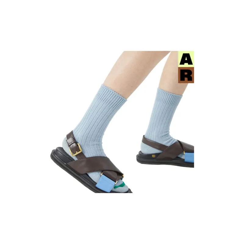 ALMOND ROCKS Unisex Mid Calf Socks-4