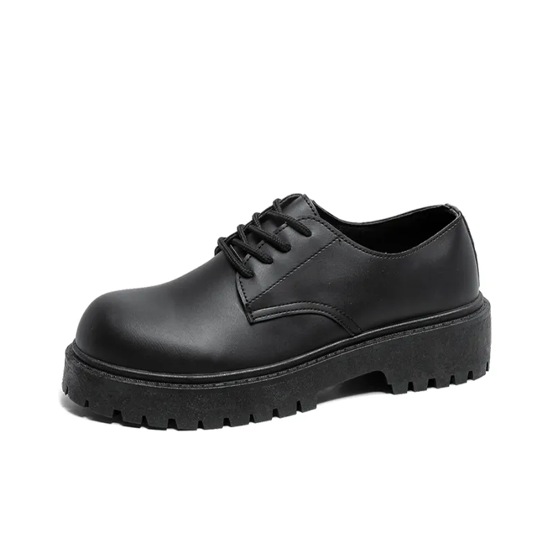 / Dress Shoes Unisex Low Top Black-6
