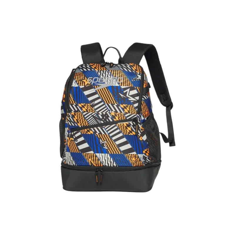 Speedo Polyester Backpack Unisex Two Tone & Blue & Black-1