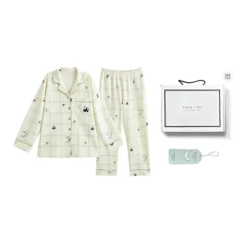 XUANZHITING Pajama Set Women's Gift Box Set White