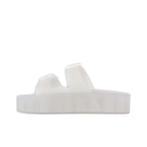 Balenciaga Mallorca Slide Slippers Women's Clear White