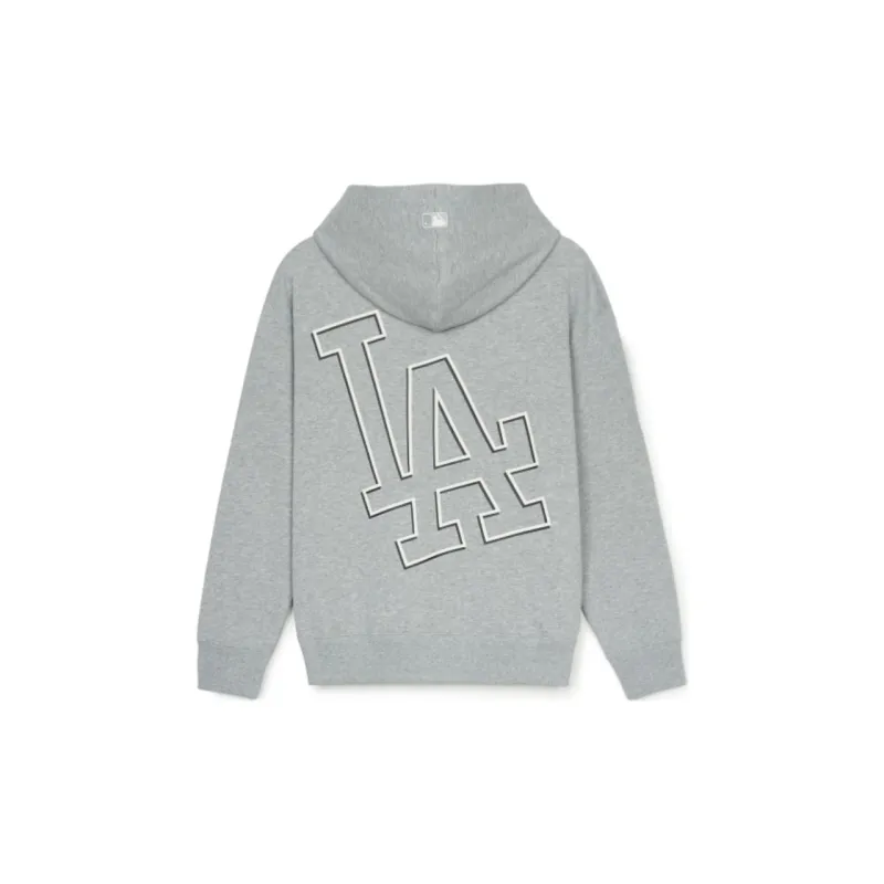 MLB LA DODGERS Mega Logo Overfit Sweatshirt Unisex Gray-1