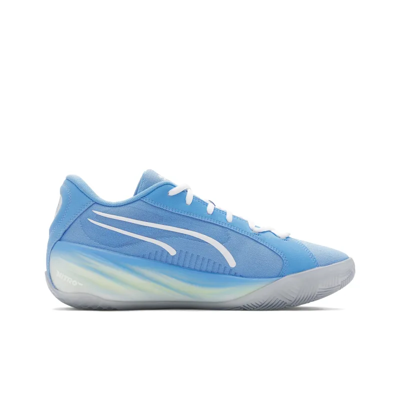 PUMA All Pro Nitro Low Top Basketball Shoes Men's Blue-1