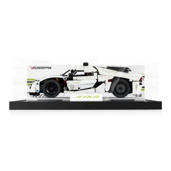 LIGHT YOUR BRICKS LeiYiBai Compatibility Building Block 42173 Gray/42184 White Koenigsegg Storage Box Model Accessories
