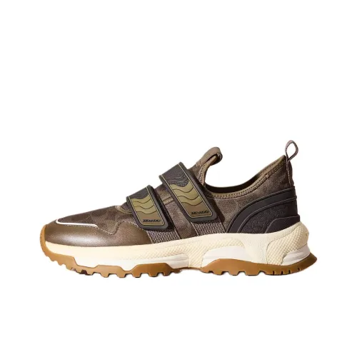 COACH C143 Low-Top Casual Shoes Men's Green
