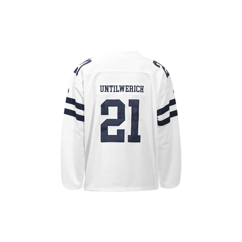 UNTILWERICH T-Shirt Rugby Basketball Patchwork Jersey Unisex-5