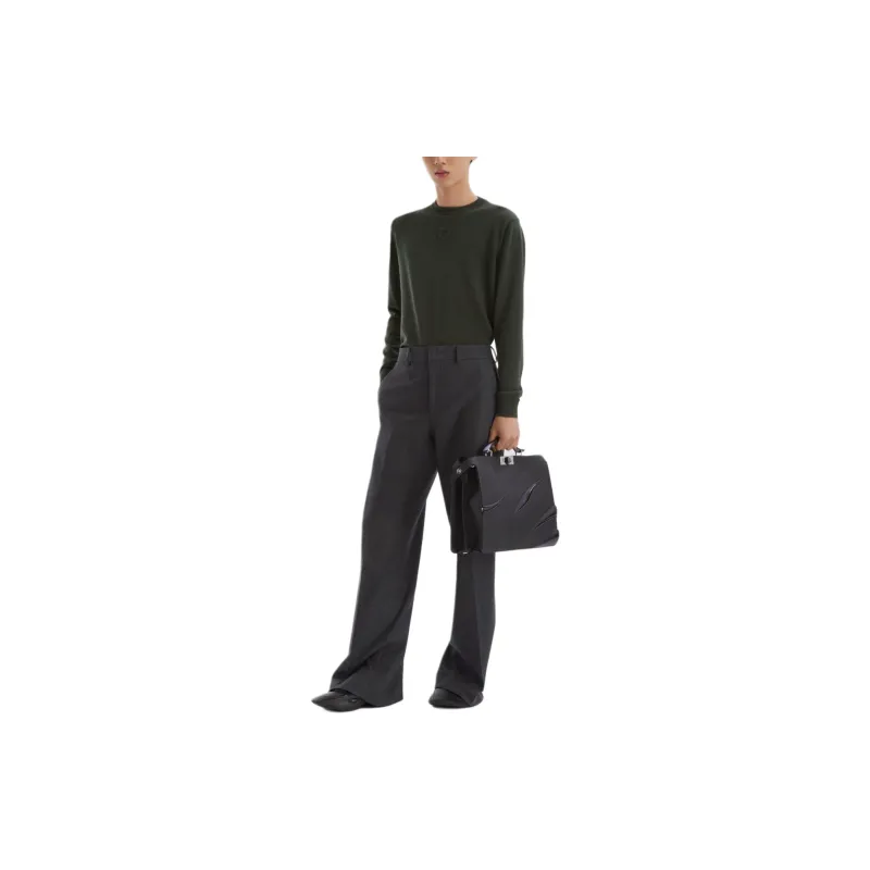 FENDI Crewneck Long Sleeve Knit Sweater-2