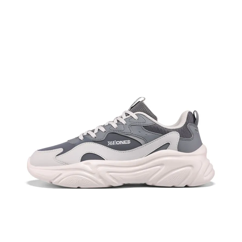 361° Wear resistant And Lightweight Low Top Casual Shoes Men's Gray-0