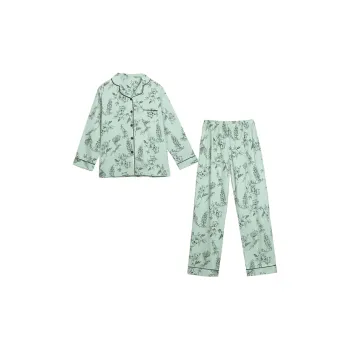 Red Beans At Home Pajama Set Women's
