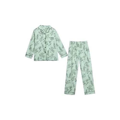 Red Beans At Home Pajama Set Women's