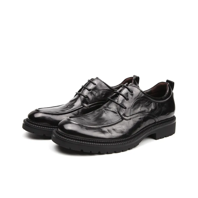 Satchi Dress Shoes Men Low Top Black-2