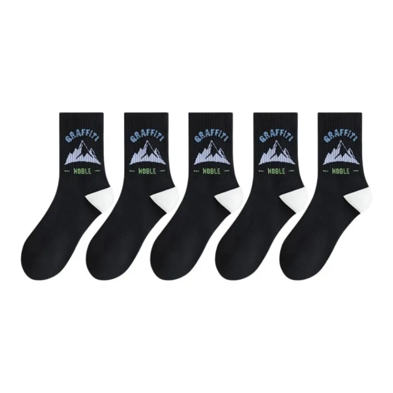 ROBINHOOD Mid Calf Socks Men's 5 Pack-17