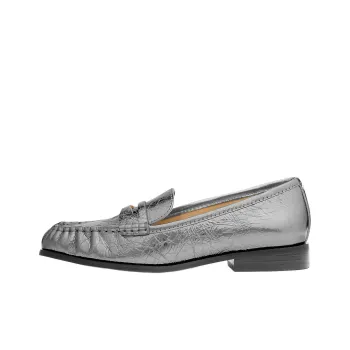 MICHAEL KORS Carlson Loafers Women's Silver