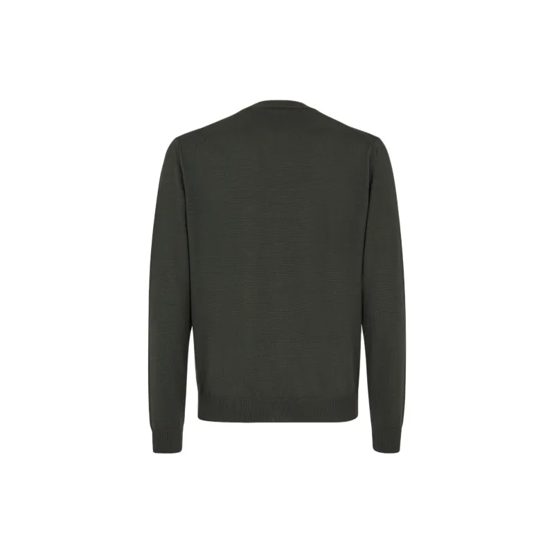 FENDI Crewneck Long Sleeve Knit Sweater-1