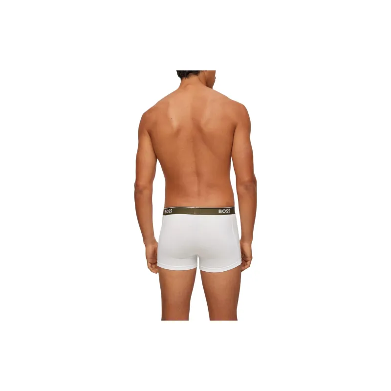 HUGO BOSS Logo-waistband Boxers Pack Of Three-3