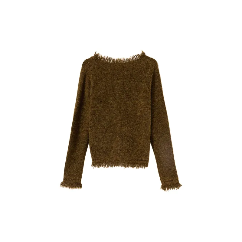 WESTLINK Knitwear Women's Coffee-1