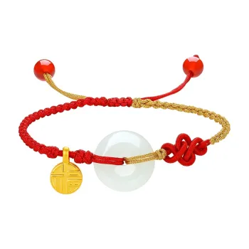 ZHOU LIU FU Bracelets White Jade Women's