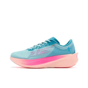 QIAODAN Flying Shadow PB4.0 Running Shoes Men Low Top Rain Wave Blue, Bicheng Blue