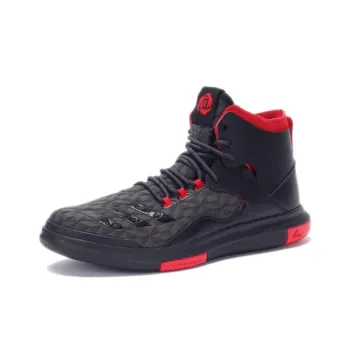 Adidas D Rose Lakeshore Anti-Slip Wear-Resistant High-Top Basketball Shoes Men's Black
