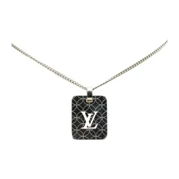 LOUIS VUITTON 2000 2024 Stainless Steel Champs Elysees Pendant Necklace Costume Necklace