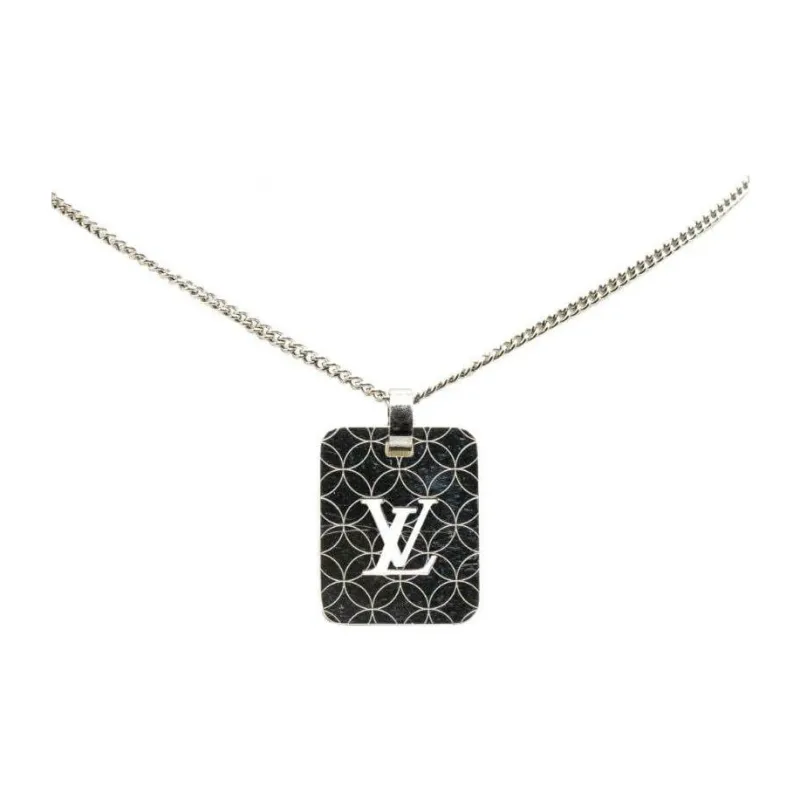 LOUIS VUITTON 2000 2024 Stainless Steel Champs Elysees Pendant Necklace Costume Necklace-0