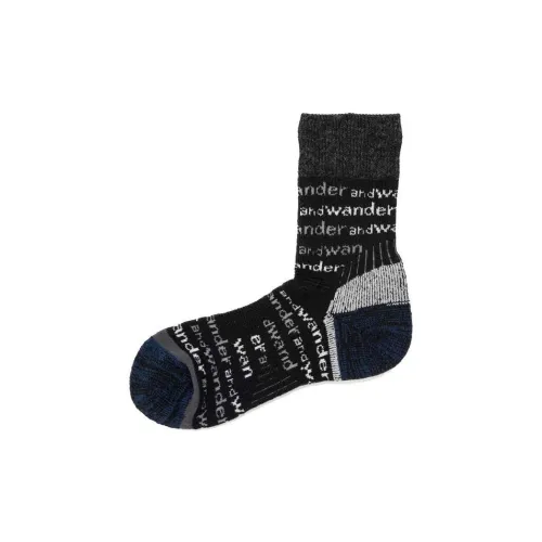 And Wander Unisex Mid-Calf Socks