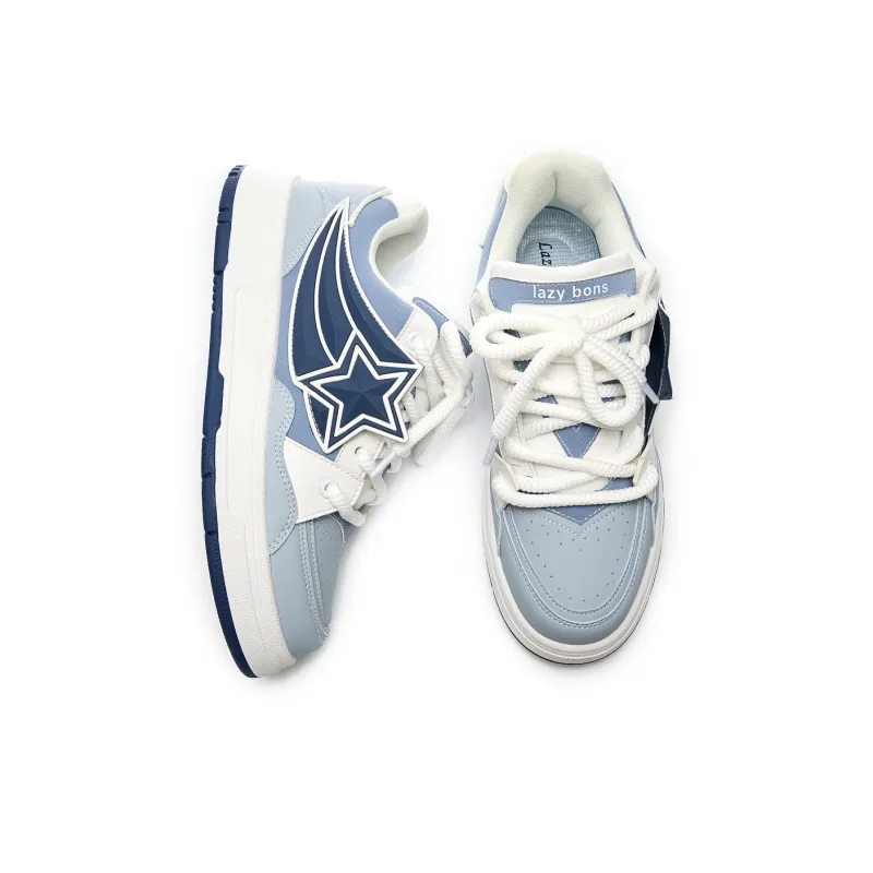 LAZY BONS Warm Anti-Slip And Wear-Resistant Height Increasing Low-Top Skateboard Shoes Unisex-3