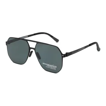 LEARNING RESOURCES Metal Square Sunglasses Men's