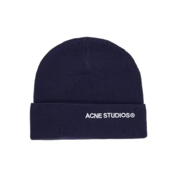 Acne Studios Wool Beanies Women's Marine Blue