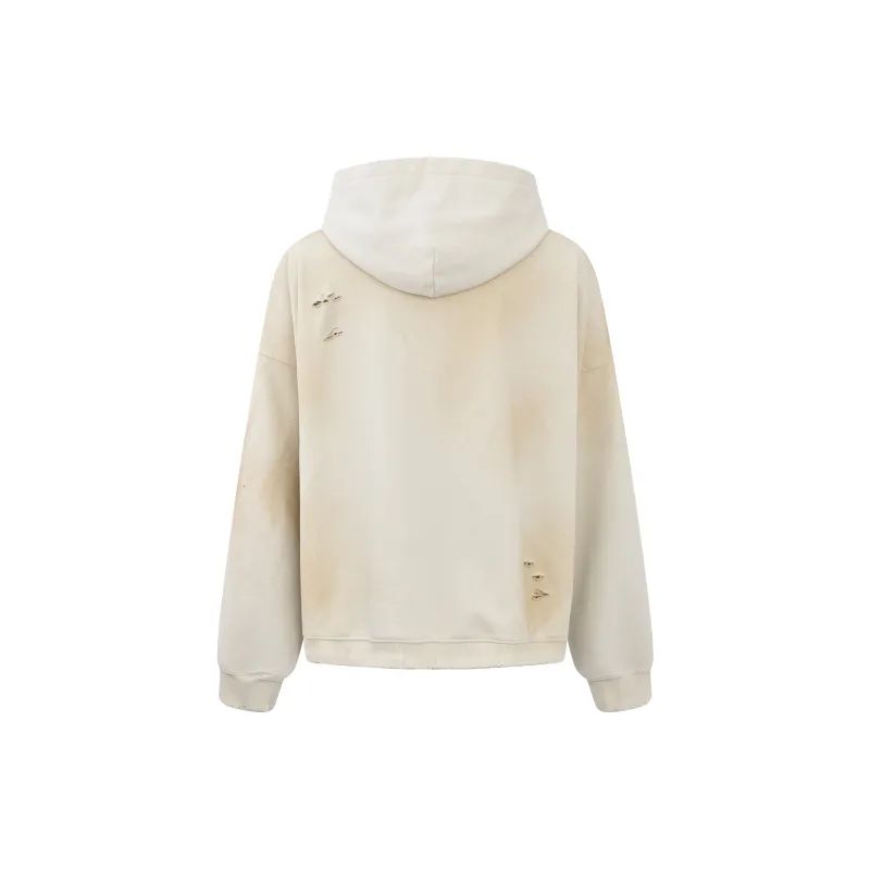 BIRTH OF ROYAL CHILD Windows24 Retro Distressed Hoodie-1