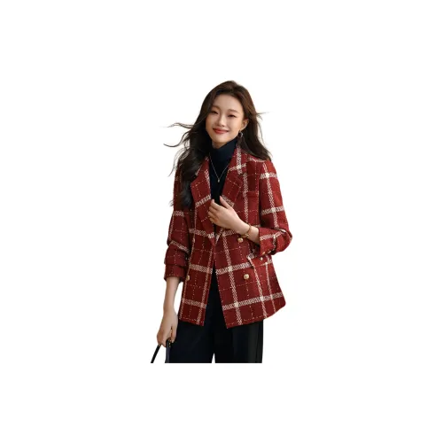 Mo Han Yi Mei Business Suits Women's Red