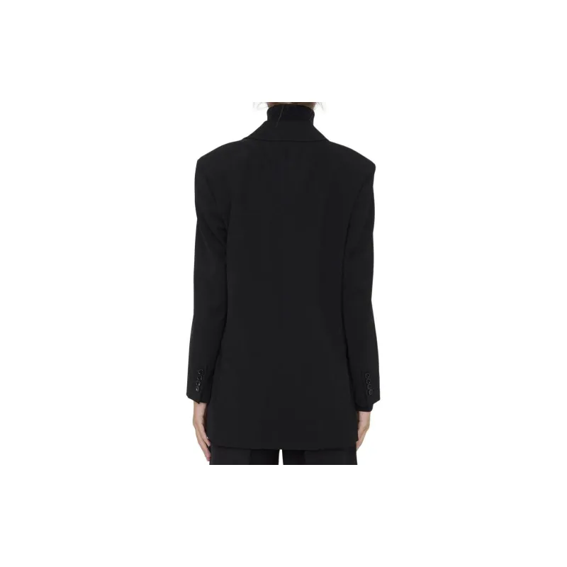 MaxMara Amaca Double Breasted Long Sleeved Jacket-1