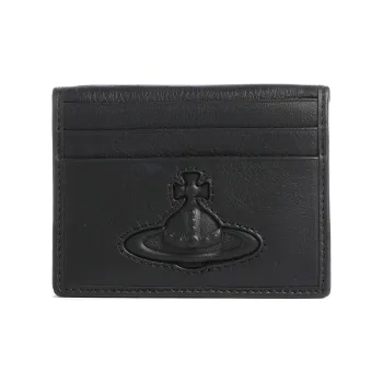 Vivienne Westwood Logo Embossed Bi Fold Cardholder