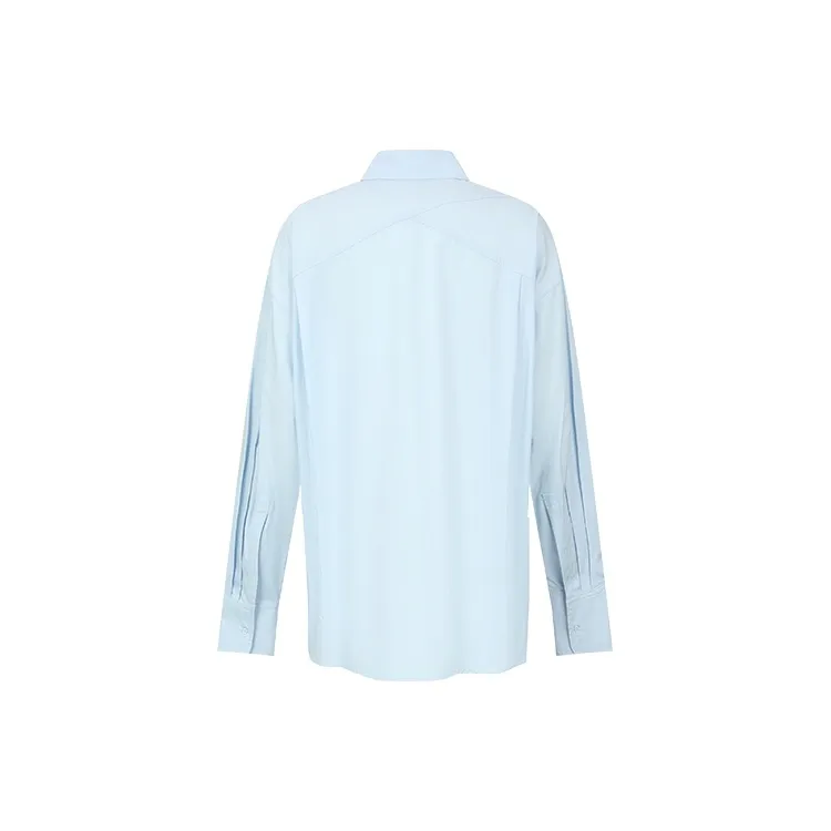URBAN REVIVO Shirts Women's Pink Blue-1