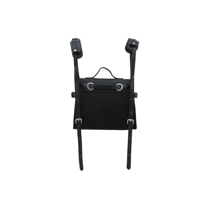 DANGEROUSPEOPLE Fabric Backpack Regular Unisex Black-1