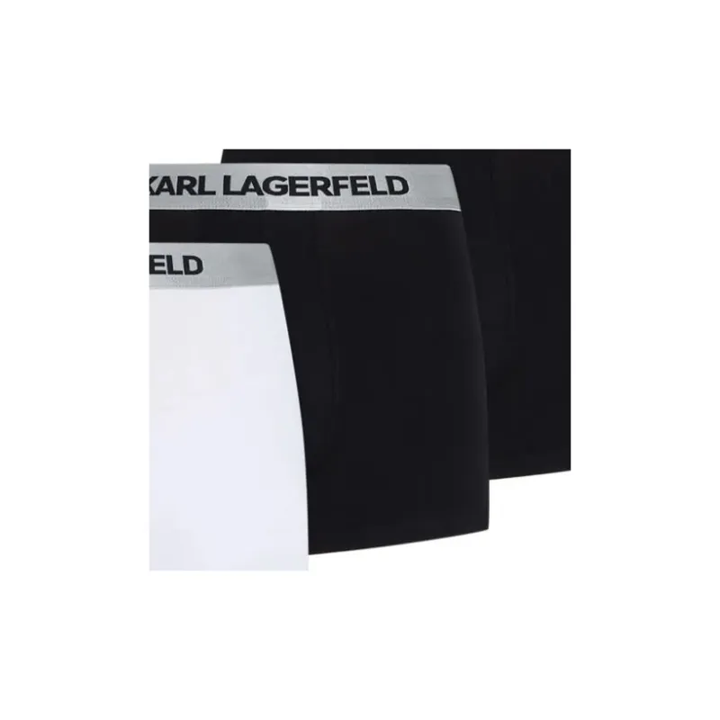 KARL LAGERFELD / Karl Lagerfeld Jeans Metallic logo Boxers Pack Of Three-4