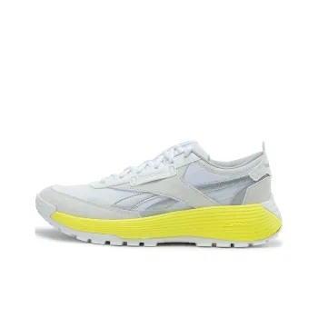Reebok Wear Resistant Breathable Slip Resistant Low Top Running Shoes Unisex White Yellow