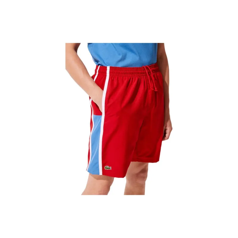 LACOSTE Casual Shorts Men's Red-3