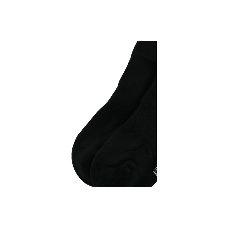Paco Rabanne Mid-Calf Socks Men's 1 Pack Black-4