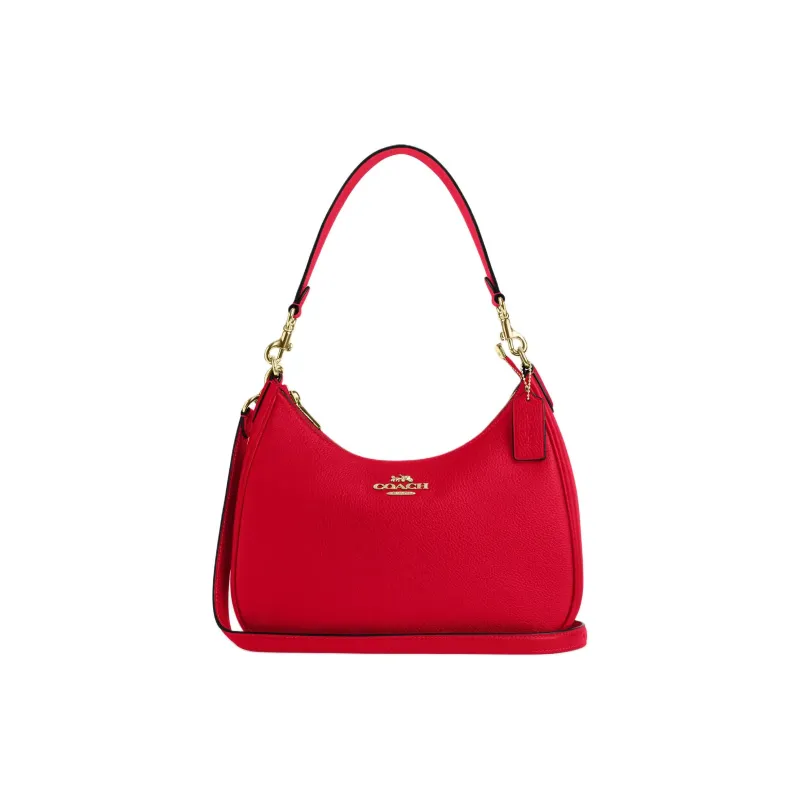 COACH Teri Leather Crossbody Bag, Shoulder Bag Tubas Women's Red-0