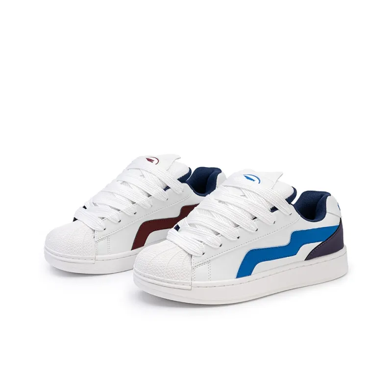 Little Red Man Non slip Lightweight Low Top Skateboard Shoes Unisex Mismatched-2