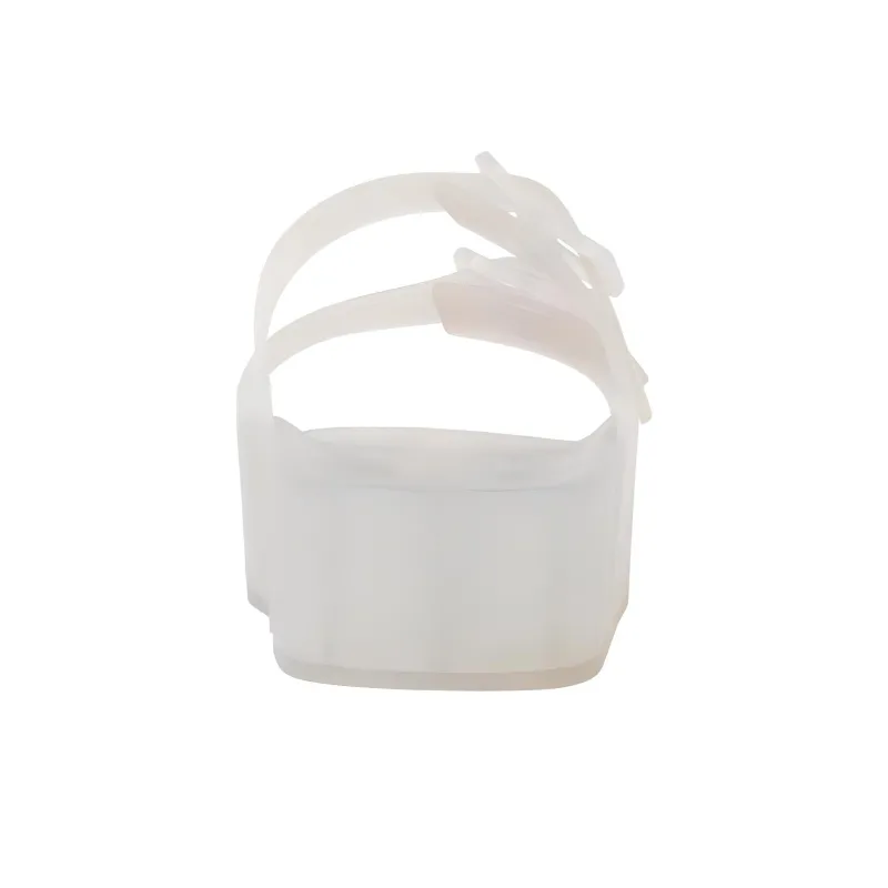 Balenciaga Mallorca Abrasion-Resistant Slide Slippers Women's White-3
