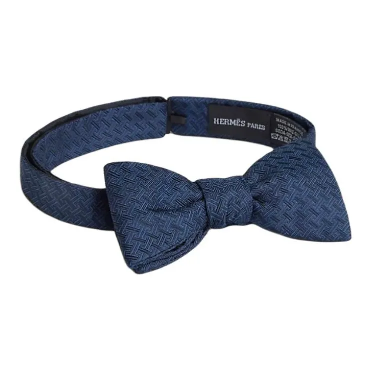 HERMES Silk Bow Tie Men's Multicolor-2