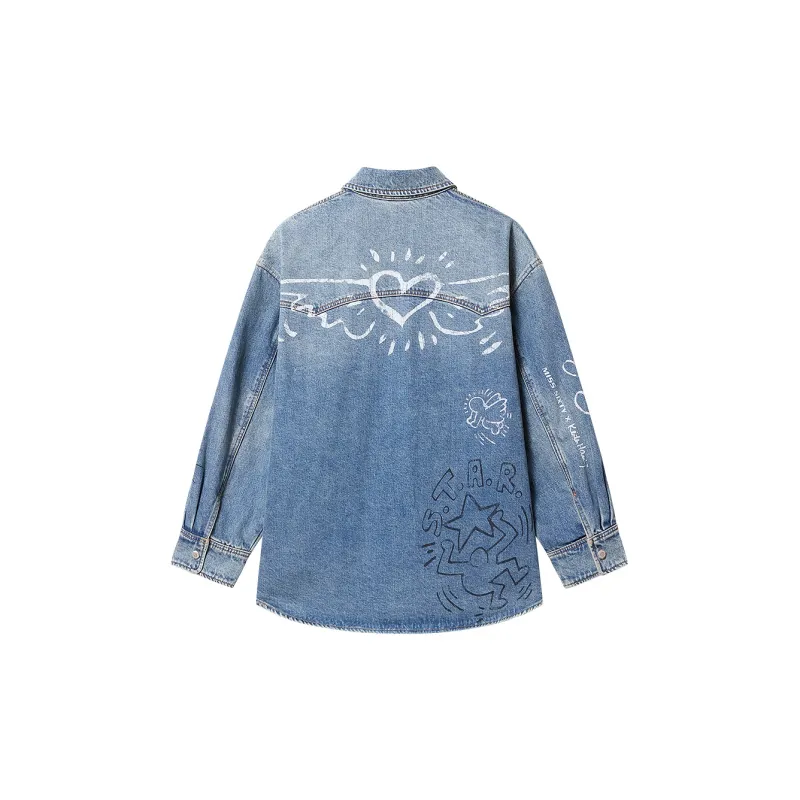 Miss Sixty Shirts Women's Medium Blue-1