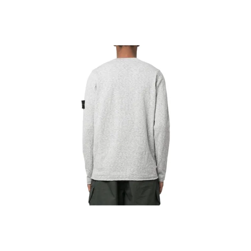 STONE ISLAND Sweatshirt Men's Light Gray-4
